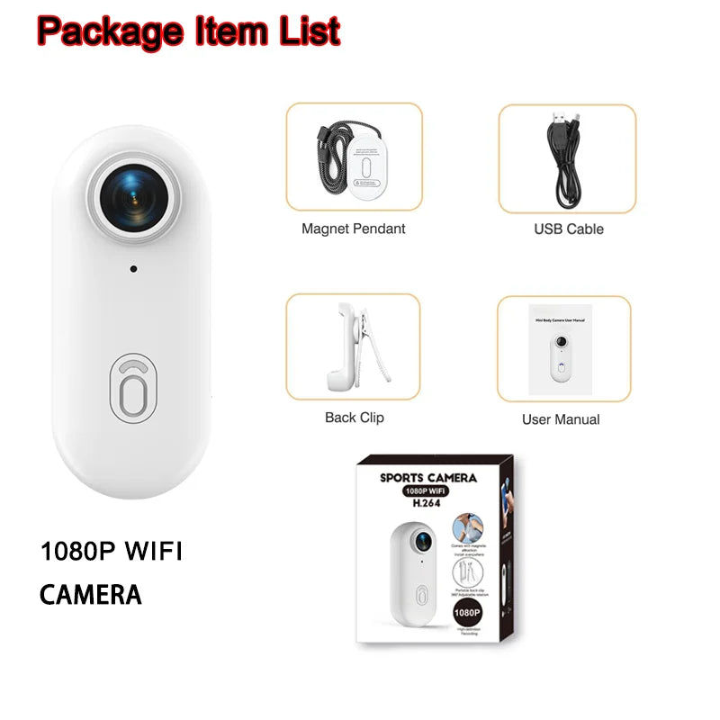 Tiny Magnetic Smart Vlogging Camera.