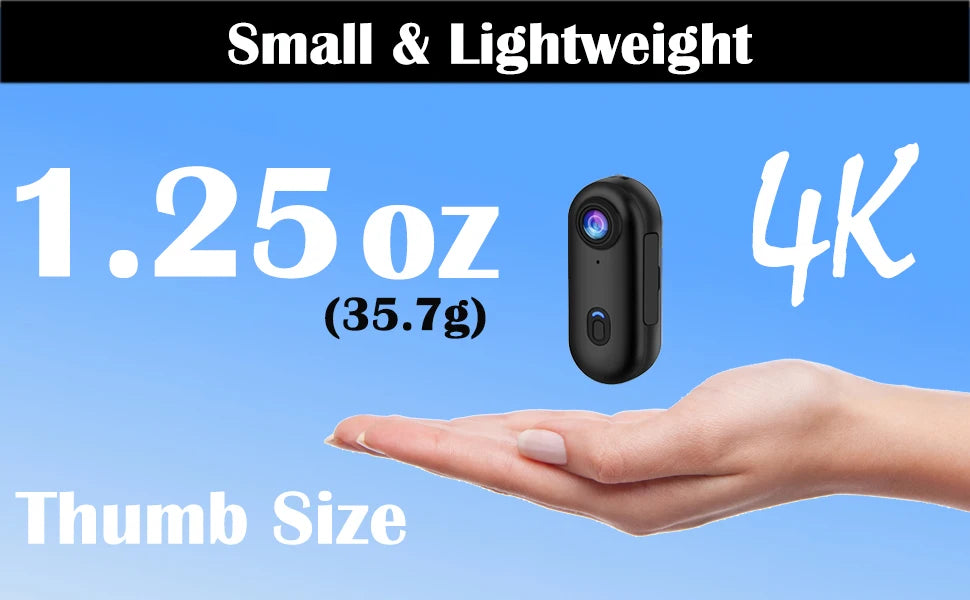 Tiny Magnetic Smart Vlogging Camera.