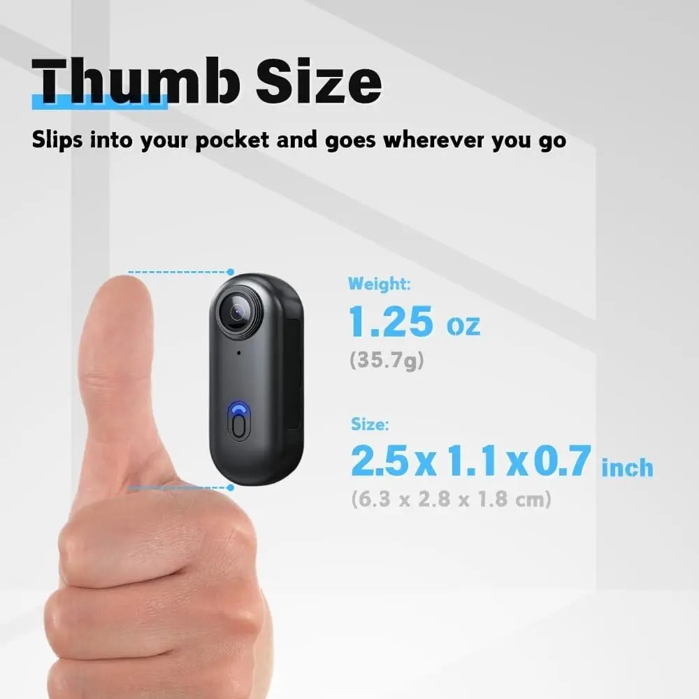 Tiny Magnetic Smart Vlogging Camera.