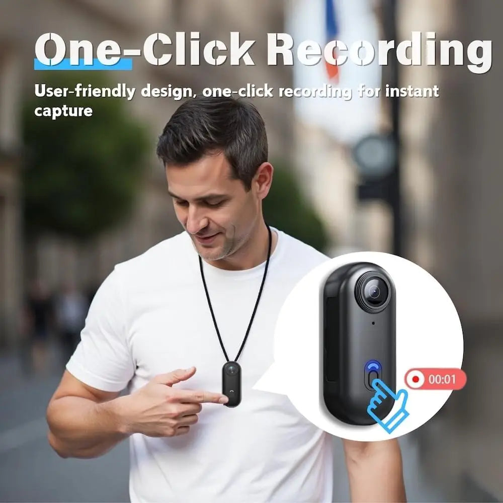 Tiny Magnetic Smart Vlogging Camera.