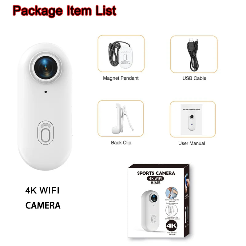 Tiny Magnetic Smart Vlogging Camera.