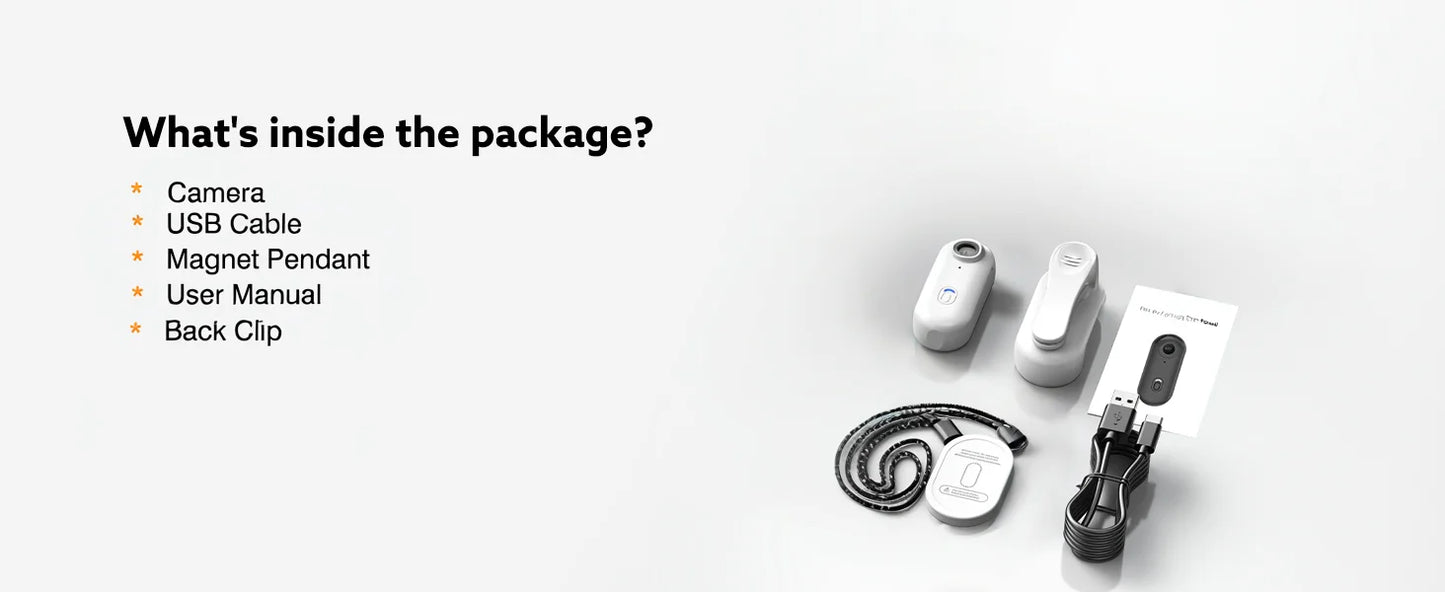 Tiny Magnetic Smart Vlogging Camera.